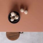 Isla de cocina con barra de desayuno Silestone Arcilla Red