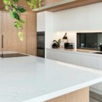isla de silestone calacatta gold 2cm pulida