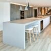 Dekton Lunar Isla de cocina toda cubierta con