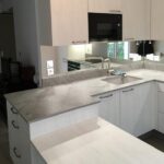 Encimera de porcelánico con fregadero Dekton Vera