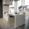 Dekton Kreta isla de cocina compactada