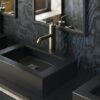 Pared de porcelánico 0.8mm Dekton Liquid Embers