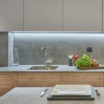 Salpicaderos y encimera porcelánico Dekton Soke