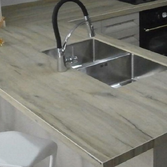 Laminam Legno Venezia Sabbia kitchen worktops
