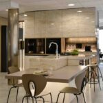 Dekton Arga isla de cocina elevada