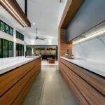Isla y encimera de porcelánico Dekton Olimpo