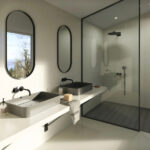 Tocador de baño Silestone Faro White