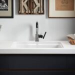 Encimera con fregadero de baño Silestone Miami Vena