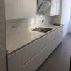 foto de instalación de encimera Silestone Pearl Jasmine