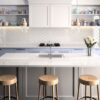 encimera de cocina de Silestone Stellar Blanco 2 cm grosor