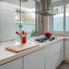 Encimera cocina moderna Silestone White Storm