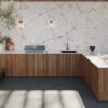 Dekton Awake Isla con quemadores a gas para parrilla exteriores