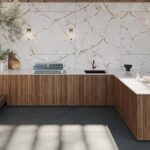 Dekton Awake Isla con quemadores a gas para parrilla exteriores