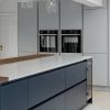 Isla cocina Silestone Blanco Zeus pulido