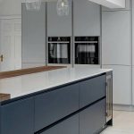 Isla cocina Silestone Blanco Zeus pulido