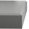 Silestone Niebla con canto biselado