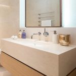 lavabo de mármol Crema Marfil