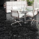 baldosas de suelo de mármol Negro Canfranc