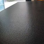 encimera de cocina de Granito Negro Zimbawe acabado leather