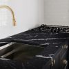 encimera de cocina de mármol Negro Canfranc