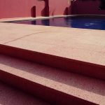 escalones exteriores de caliza Niwala pink