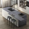 isla de cocina de granito Sensa Silver Grey
