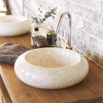 lavabo de Caliza Moleanos Beige