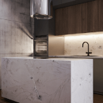 isla de cocina Naturamia Calacatta Boheme vintage