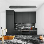 isla de cocina moderna Sensa Indian Black