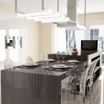 isla de cocina Compac Smoke Grey