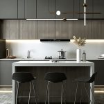 isla de cocina Techlam Basic Ice