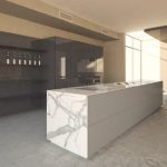 isla de cocina Techlam Kalos Bianco