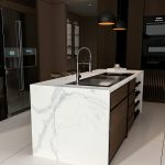 encimera porcelanico Techlam Kalos Bianco