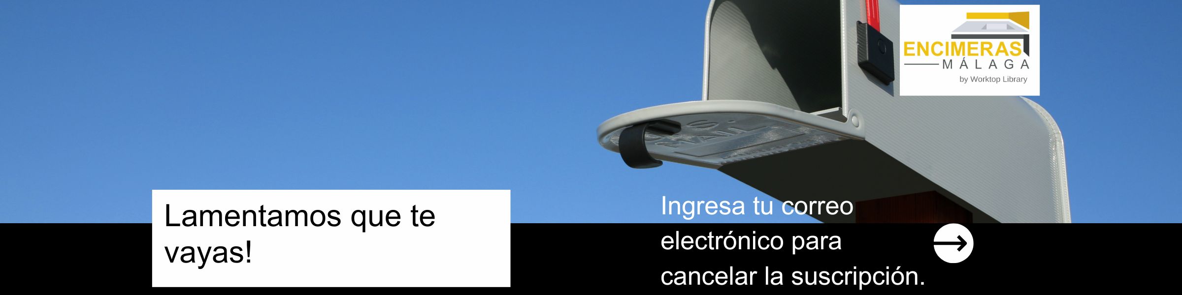 cancelar subscripción a correo electrónico