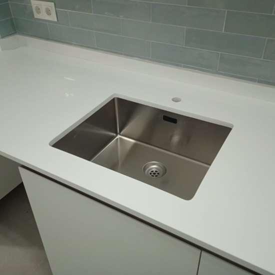 Cocina Silestone Blanco Zeus Mijas Pueblo