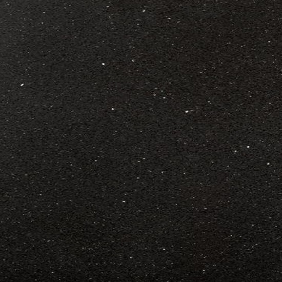 primer plano del cuarzo Technistone Brilliant Black
