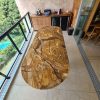 instalación de tope de mesa Cuarcita Palomino