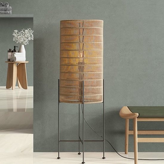 una sala de estar con Sapienstone Balance Chester Green en las paredes