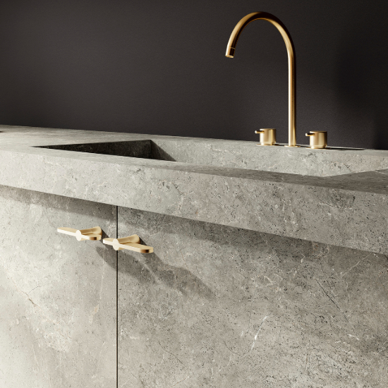 encimera y revestimiento de mueble Sapienstone Palladium Grey