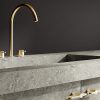 isla con fregadero Sapienstone Palladium Grey