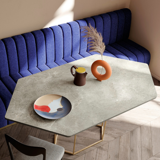 tope de mesa Sapienstone Palladium Grey