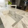 fregadero Sapienstone Arabescato 4D