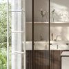 una cocina con superficies Sapienstone Crema Avorio
