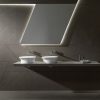 encimera Xtone Liem Grey en un baño