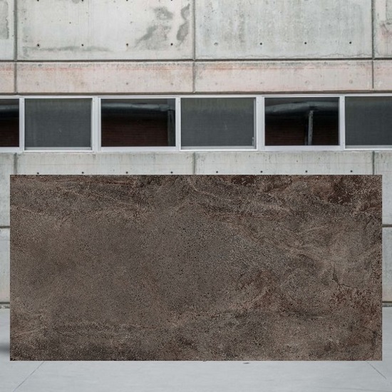 imagen de placa Laminam Porfido Marrone