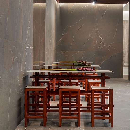 mesa Laminam Pietra Piasentina Taupe