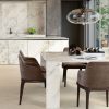isla y encimera Laminam Arabescato Gold
