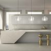 cocina y pared Laminam Fokos Talco