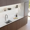 cocina Krion Bianco Cloud Porcelanosa aspecto mármol blanco