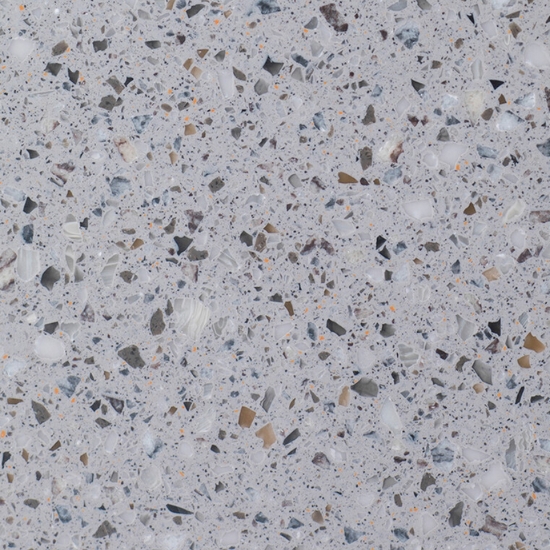 primer plano del modelo terrazo Krion Concrete